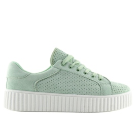 AX02 Green creepersy sneakers