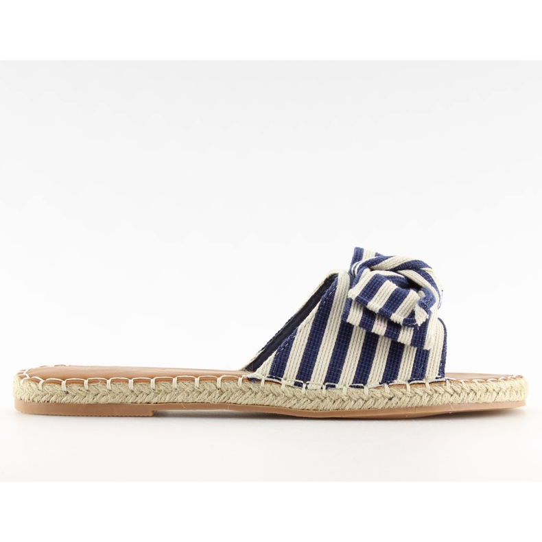LL-133P D.BLUE navy blue espadrilles slippers