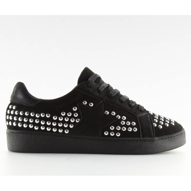 Black women's sneakers G253 black