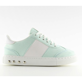 Pastel mint green women's sneakers