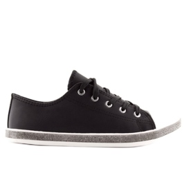 Black women's sneakers BM1950 Black Black women's sneakers BM1950 Black