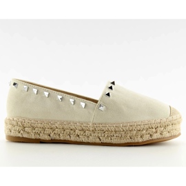 Gold espadrilles for women 8333 gold golden