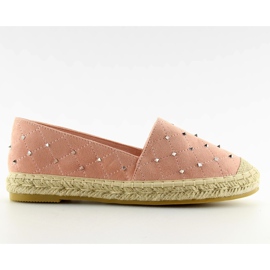 Espadrilles with pink 5481 pink studs Espadrilles with pink 5481 pink studs