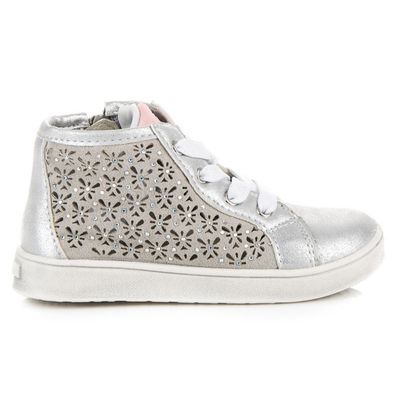 American Club Openwork sneakers on an american zipper grey