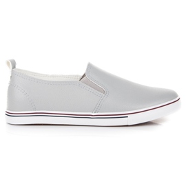 Slip on trainers grey