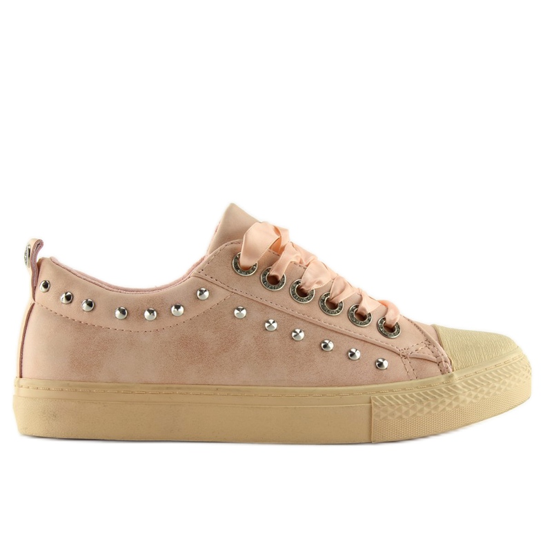Sneakers With Studs Pink Bm1905 Pink
