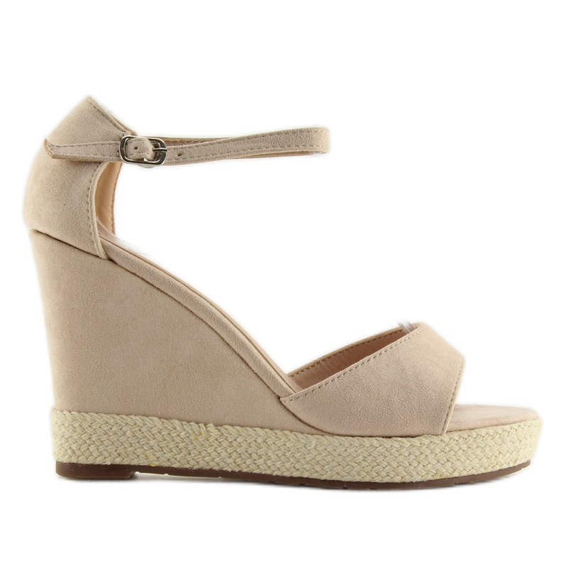 Wedge sandals beige beige espadrilles