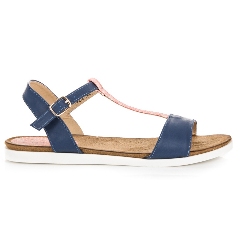 VINCEZA flat sandals blue