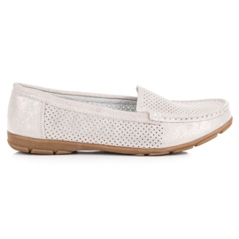 Openwork leather vinceza loafers brown Openwork leather vinceza loafers brown