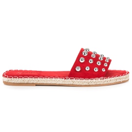 Seastar Suede espadrilles flip-flops red