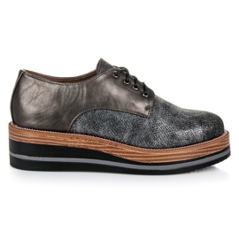 Kylie Stylish wedge shoes grey