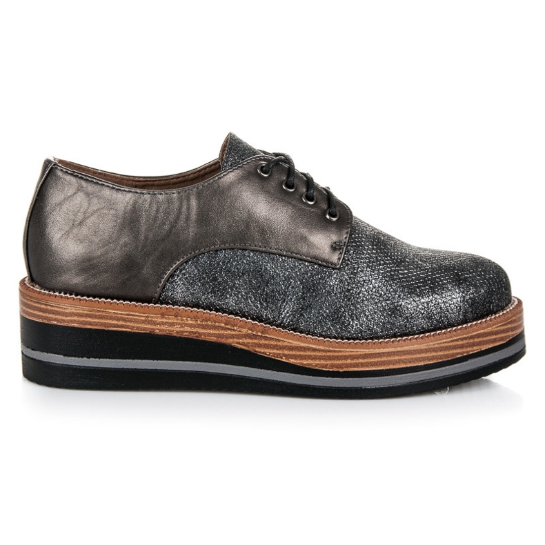 Kylie Stylish wedge shoes grey