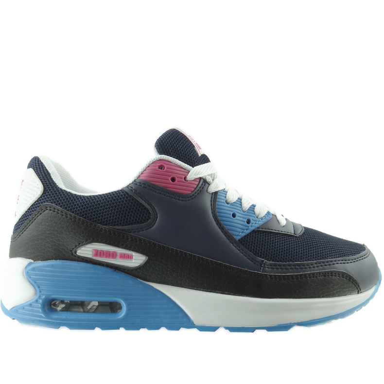 Air B123 Navy / White sneakers black