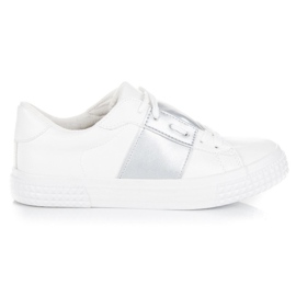 White fashion sneakers White fashion sneakers