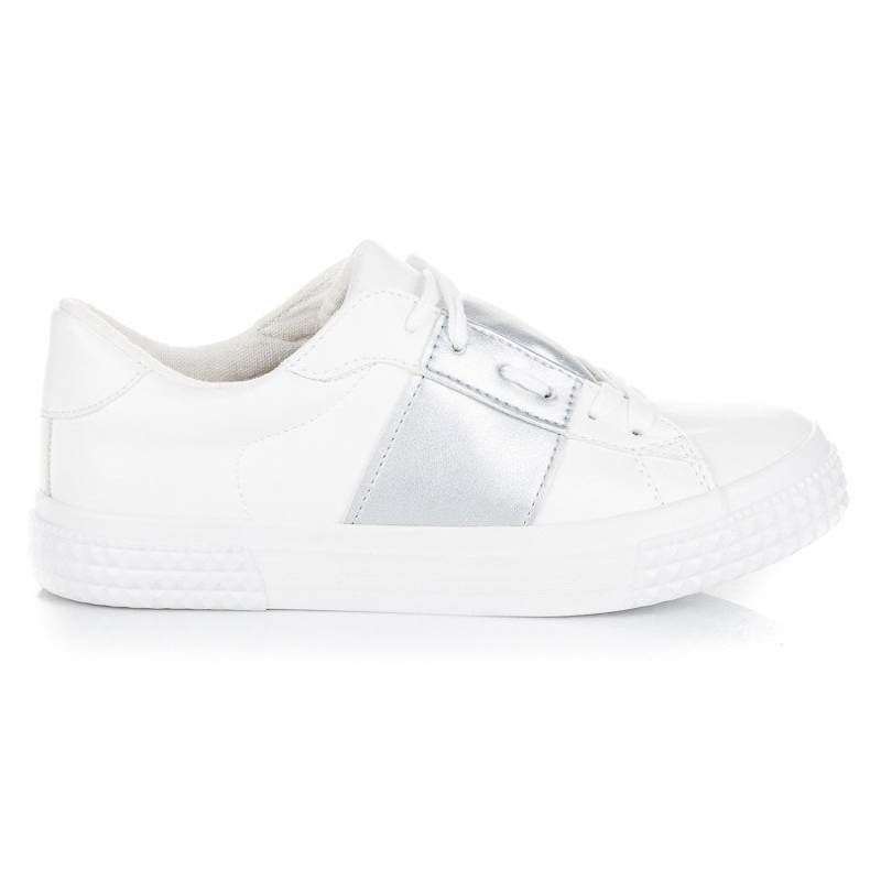 White fashion sneakers