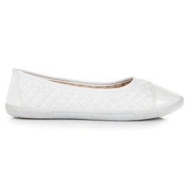 Sports ballerinas white