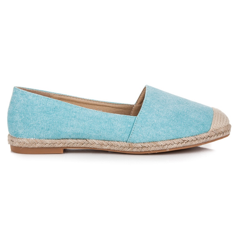 Bestelle Espadrilles with glitter blue