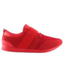 Red sports shoes 7Ach-86220P Red