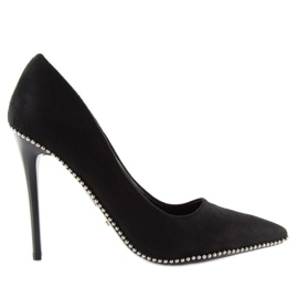 Elegant black women's heels NF-23P Black Elegant black women's heels NF-23P Black
