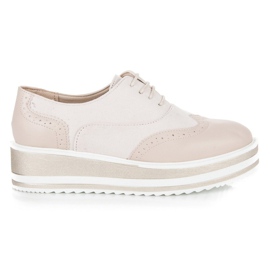 Fgm Paris Tied brogues on the platform brown