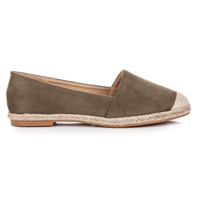 Seastar Green Suede Espadrilles