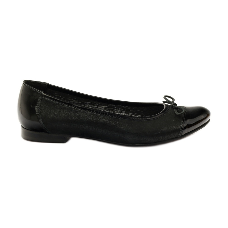 Ballerinas with bow Angello black 1704