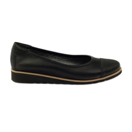Angello Women's leather loafers 1325 black Angello Women's leather loafers 1325 black