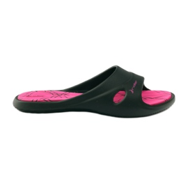 Rider 82214 gel pool slippers black pink