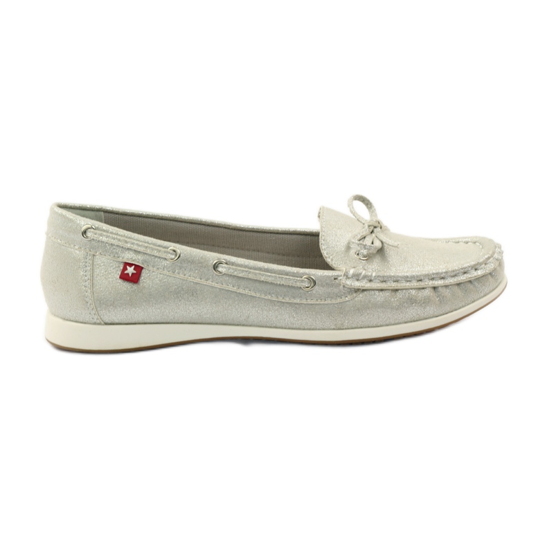 Big Star Women's loafers Big-Star 274326 silver grey
