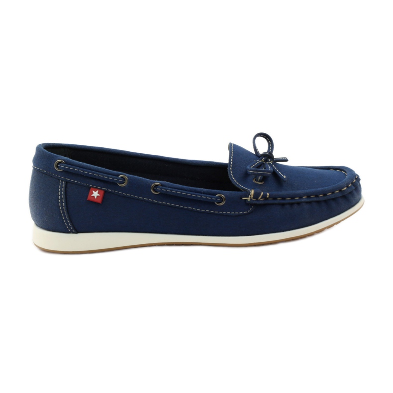 Big Star Women's loafers Big-Star 274321 navy blue