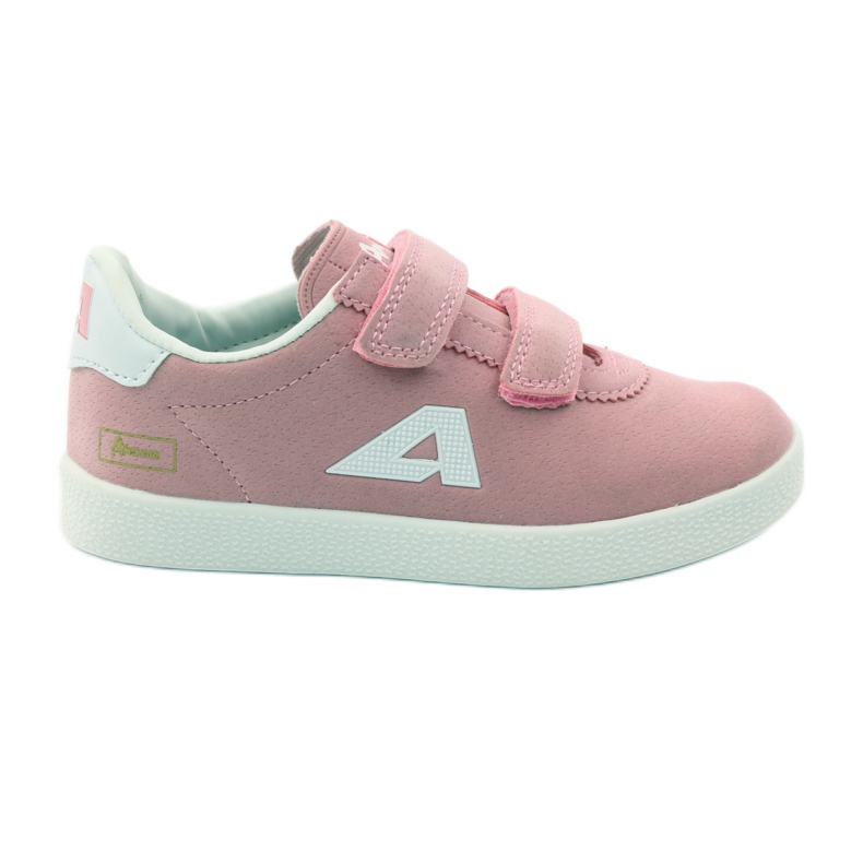 American Club American leather insole sports sneakers pink white