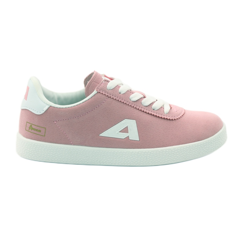 American Club American leather insole sports sneakers white pink American Club American leather insole sports sneakers white pink