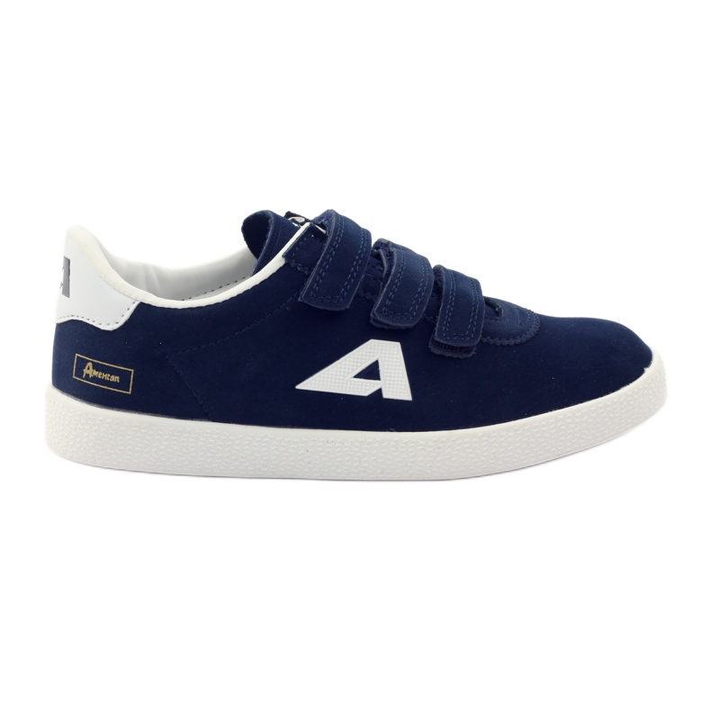 American Club Sporty American leather inlay navy blue white