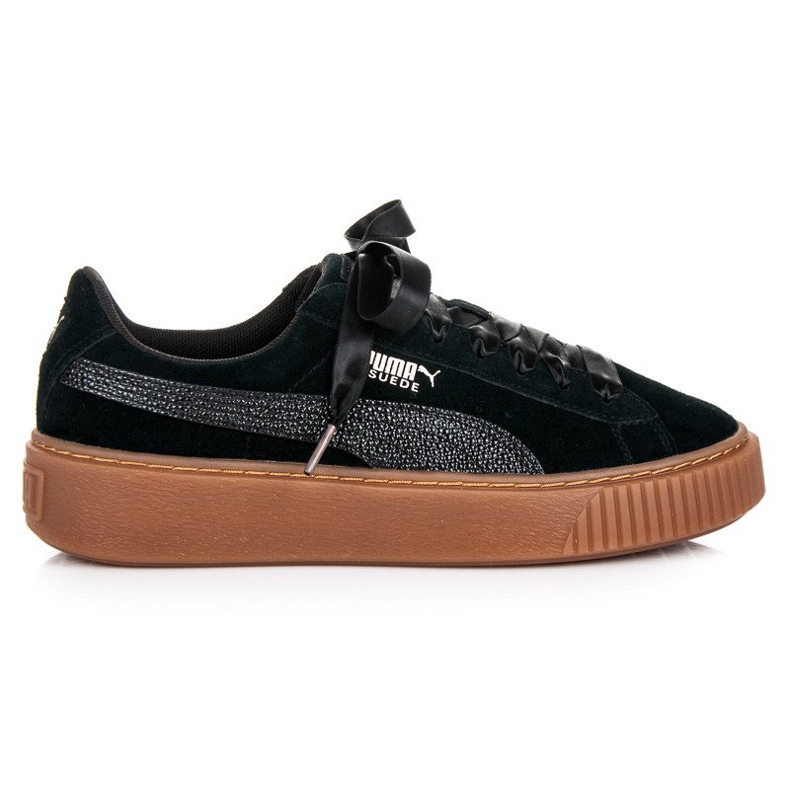 Puma Suede Platform Bubble WN`S black