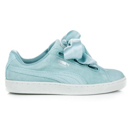 Puma Suede Heart Pebble WN`S blue Puma Suede Heart Pebble WN`S blue