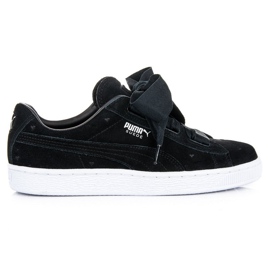 Puma Suede Heart Valentine Jr black