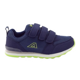 American Club American leather insole sports shoes navy blue green American Club American leather insole sports shoes navy blue green