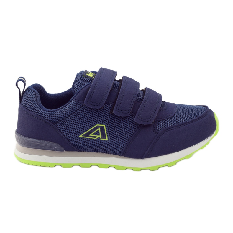 American Club American leather insole sports shoes navy blue green American Club American leather insole sports shoes navy blue green
