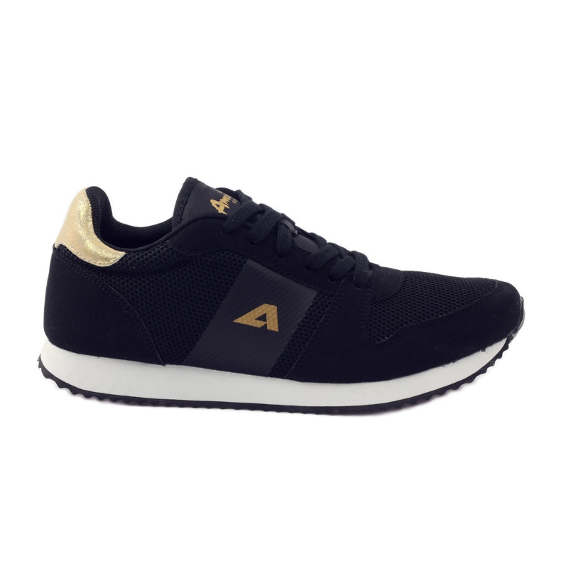 American Club American 17022 women's sports shoes black yellow American Club American 17022 women's sports shoes black yellow