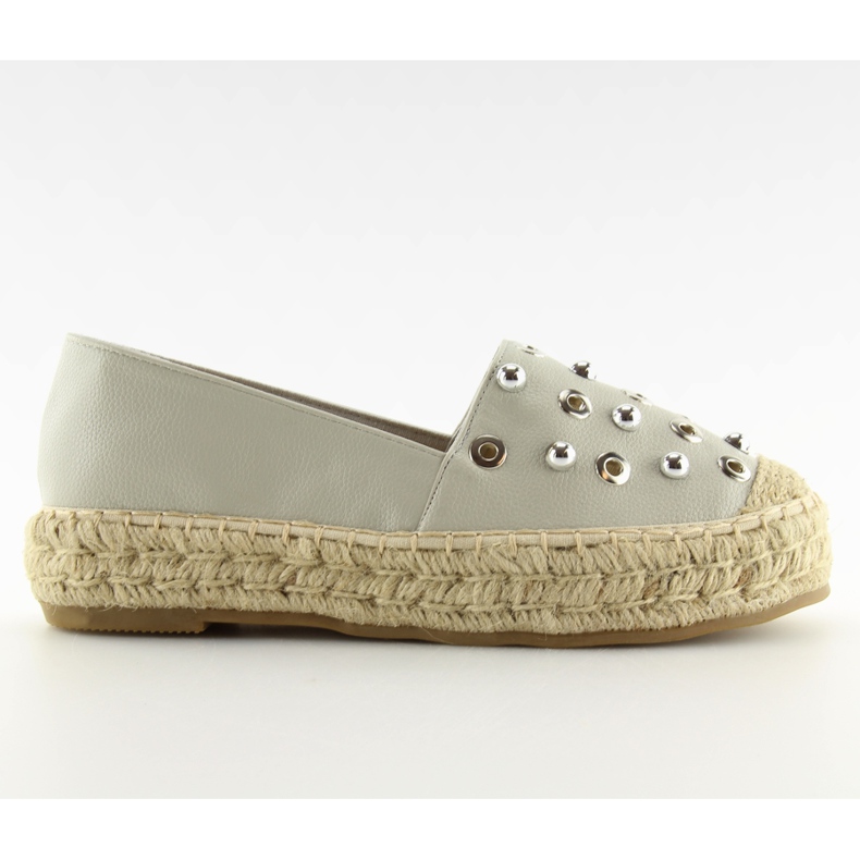 Gray espadrilles for women 7680 Gray grey