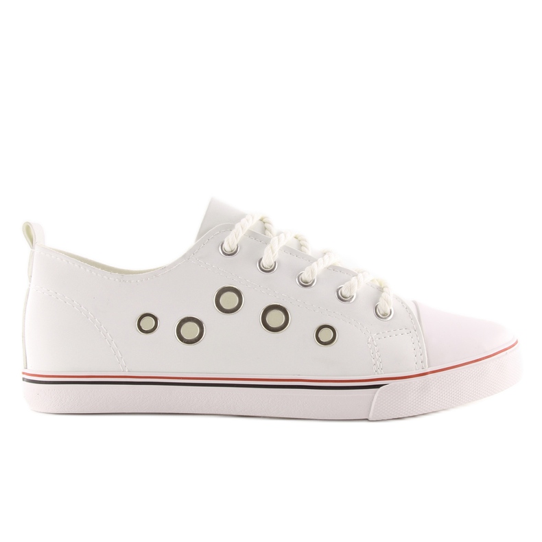 White women's sneakers FG-2767 white