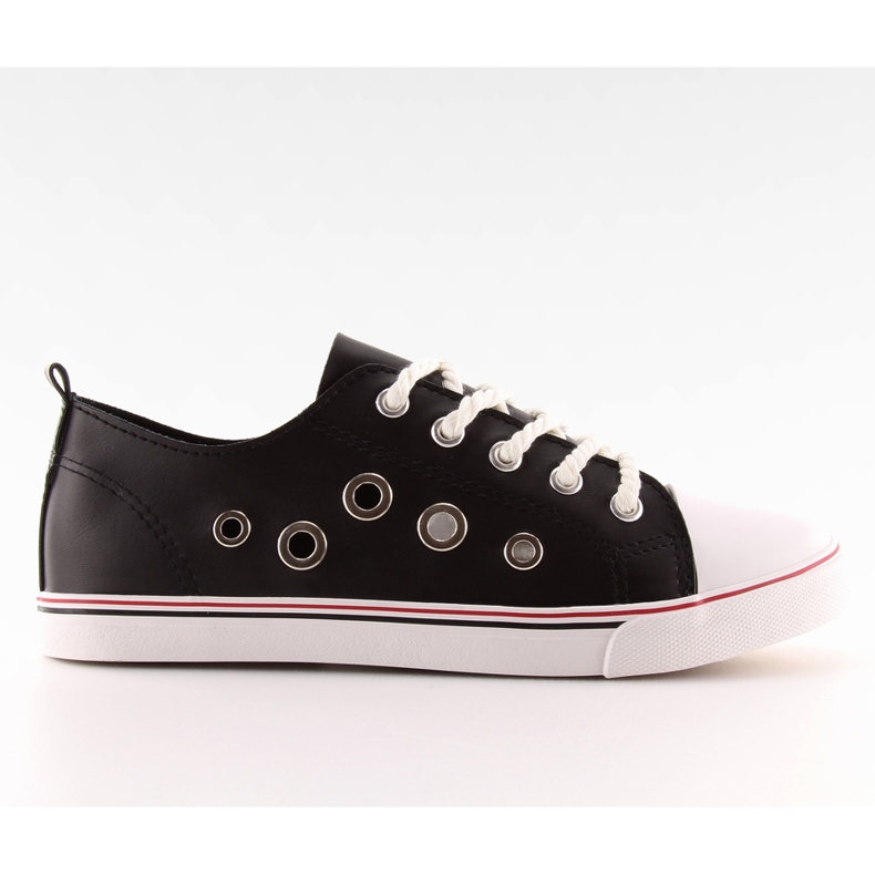 Black women's sneakers FG-2767 Black