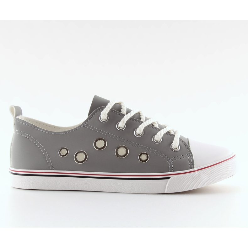 Gray Women's sneakers FG-2767 gray grey