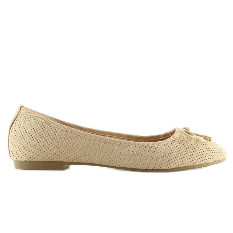 Classic beige ballerinas LK20P Beige