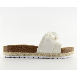 Esparyl white slippers SK41 white Esparyl white slippers SK41 white
