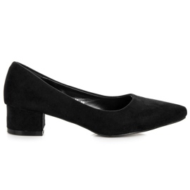 Best Shoes Suede pumps with low heels black
