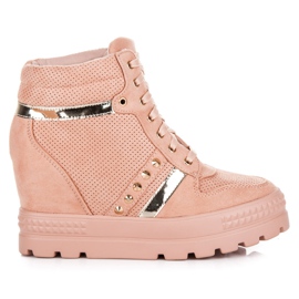 Bestelle Platform sneakers pink