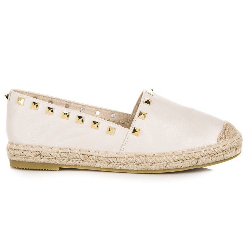 Coura Beige espadrilles with studs