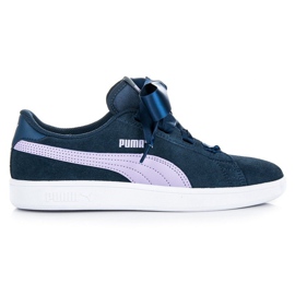 Puma smash V2 ribbon jr blue