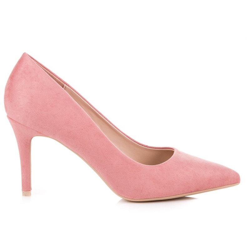Milaya Pink suede heels Milaya Pink suede heels